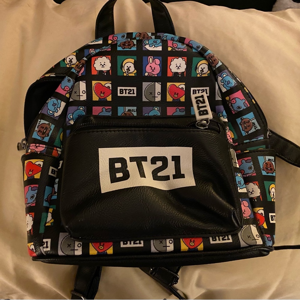 BT21 Character Print Backpack